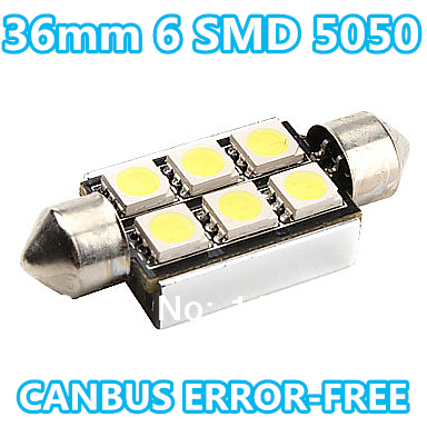 2 . 36 mm C5W 6 SMD 5050   - CANBUS             2X