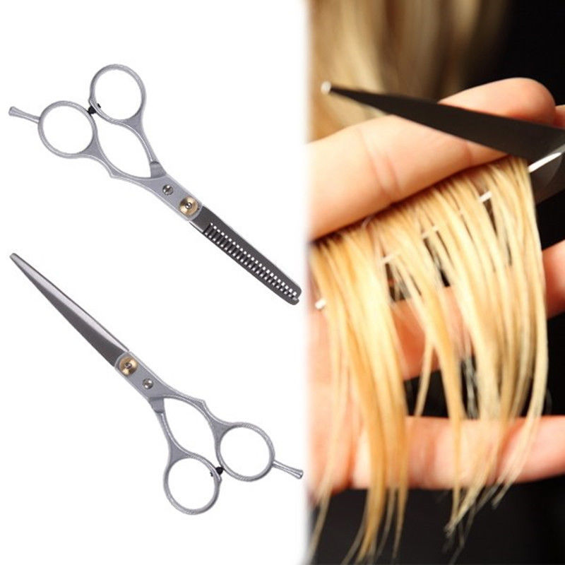 6 Inch Cutting Thinning Scissors Stainless Steel Hair Scissors