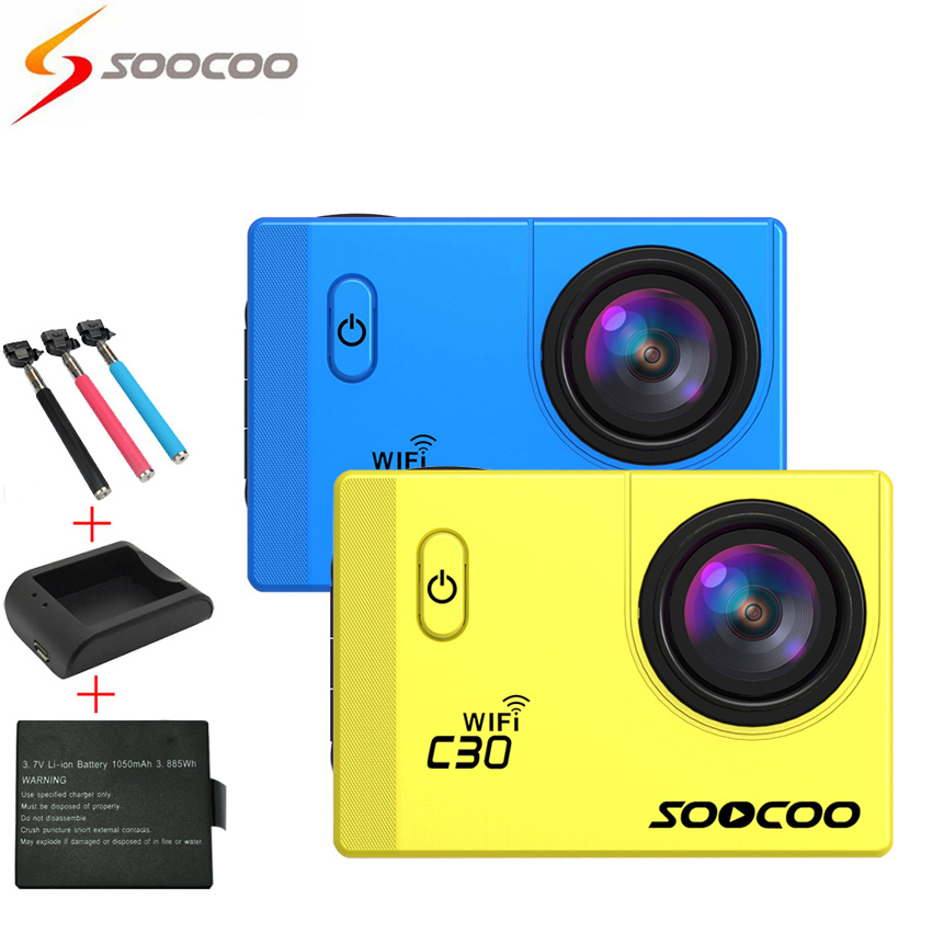 [ +   +  ] SOOCOO C30 4  Wi-Fi     (70-170 ) 2.0 LCD DVR    