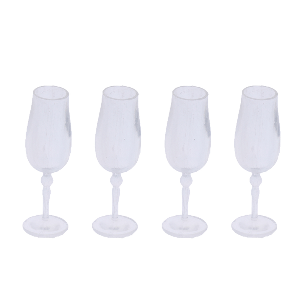 1//12 Dollhouse Miniature Silver Wine Cup Rack /& Goblet Kit Bar Kitchen Decor