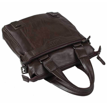 Business bag men genuine leather Man bag handbag men messenger bags cross section of 14 inch