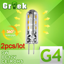Christmas dimmable g4 led Lamp SMD3014 3W 5W 6W DC 12V Replace 10w 30w halogen lamp light 360 Beam Angle LED Bulb Free Shipping