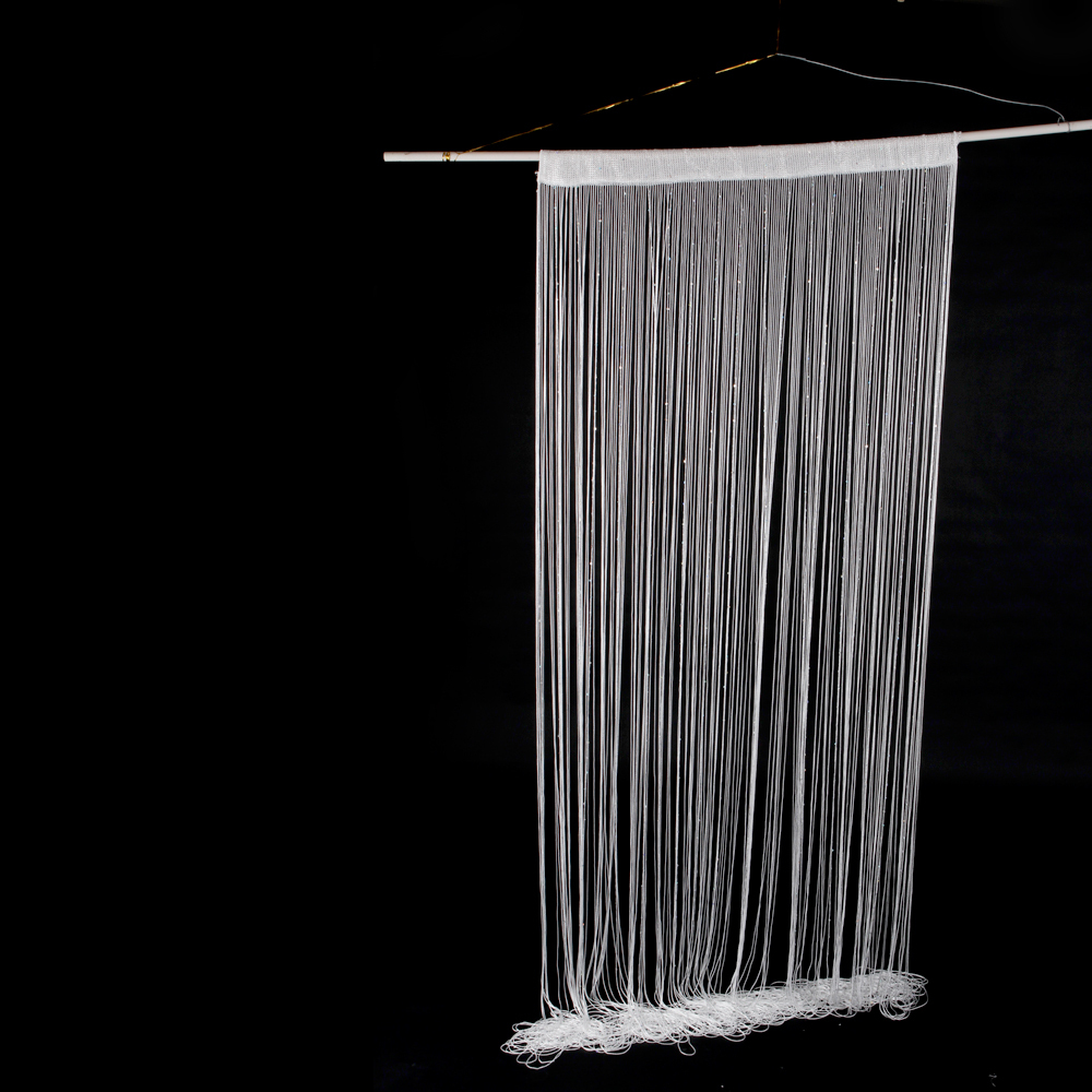 Modern string gordijn wandpaneel spangle fringe woonkamer deur ... Bruin electro beleg keuken