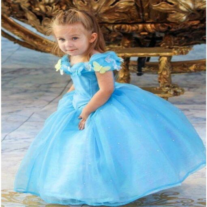 summer style  girl dress baby girl clothes girls clothes cinderella dress Cinderella girls dress chiffon girls party dresses