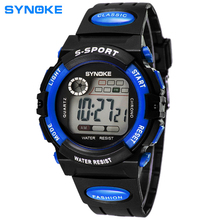 2015 New Arrival Multi-Function 30m Waterproof Children Wristwatch Famous Brand SYNOKE Outdoor Activity Digital Students Watches