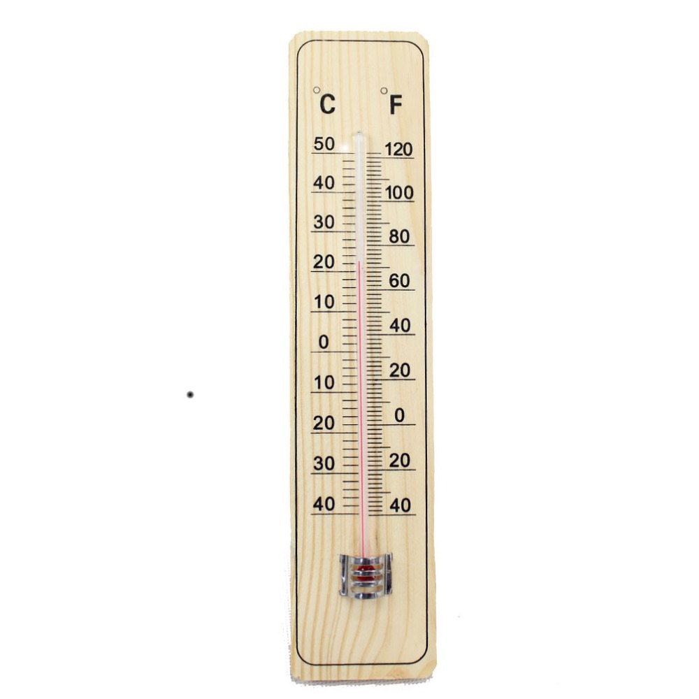 Jardin en bois de la maison thermomètre 9 " Fahrenheit Celsius dans