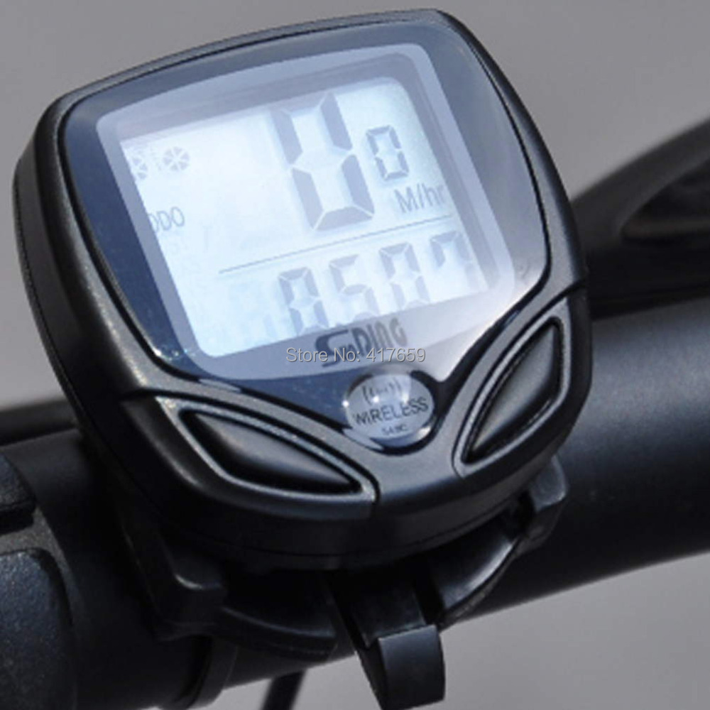 Купить 1шт sunding lcd цифровой водонепроницаемый одометр velometer ...