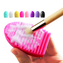 Hot Brushegg Clean brushes Makeup Wash Brush Silica Glove Scrubber Board Cosmetic Cleaning Tools Made beauty for makeup brushes