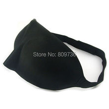 1X Travel Rest 3D Sponge Eye MASK Black Sleeping Eye Mask Cover for health care to