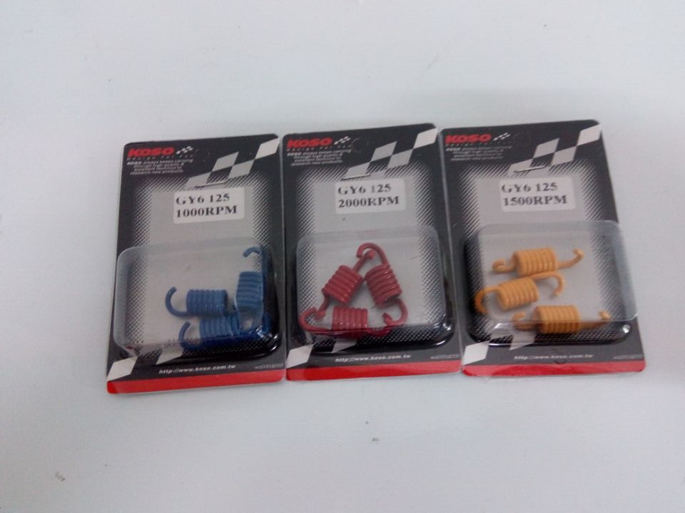 3 set CLUTCH SPRINGS HIGH PERFORMANCE RACING 1000RPM 1500RPM 2000RPM 125 150cc font b GY6 b