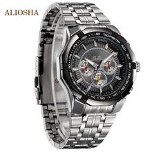 ALIOSHA Top Sale WEIDE Men s Sports Quartz Watches Casual Diver for Men With Full Stainless