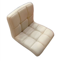Floor Leather Chair 360 Degree Swivel Beige Sofa Living Room Furniture Japanese Meditation Backrest Legless Tatami Zaisu Chair