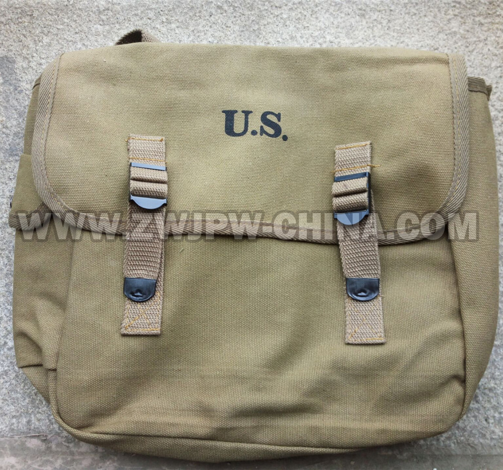 WWII WW2 US Army M1936 Musette Field Back Pack Haversack Bag Reproduction KhakiUS/10703-in ...