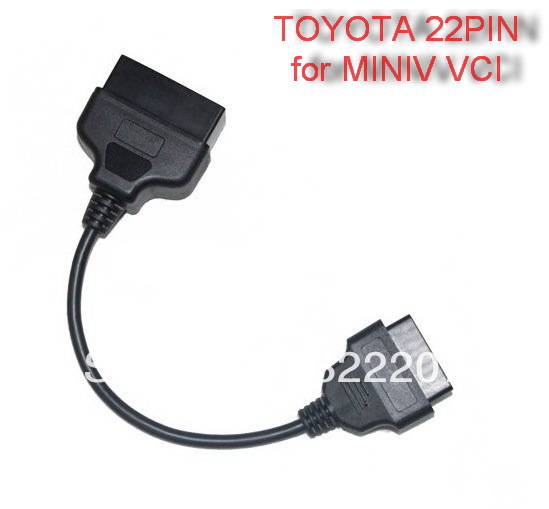   Toyota 22Pin   OBD2 16 .     ToolCable  Toyota 