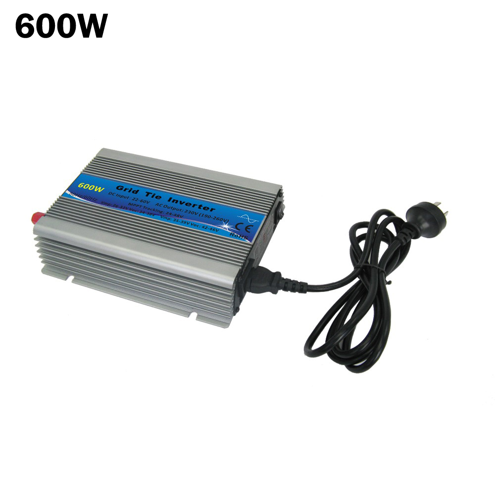 mppt 600W solar power on grid tie micro inverters pure sine wave 22-60V DC to120V or 230V AC mppt 600W solar power on grid tie micro inverters pure sine wave 22-60V DC to120V or 230V AC