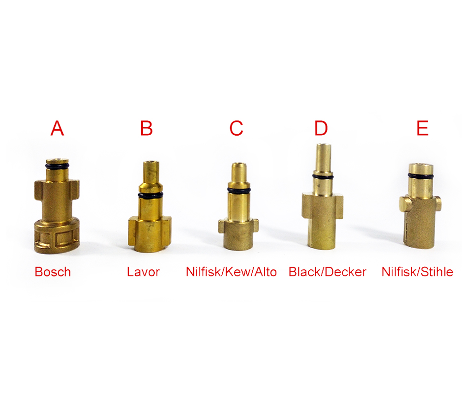Bajonett Adapter für Karcher K Bosch Parkside Nilfisk Black&Decker Pistole Lanze 