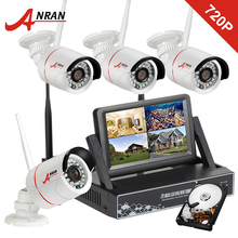 ANRAN Plug and Play Home Security & Surveillance – 4CH/7 Inch LCD/NVR/Wifi/1TB HDD