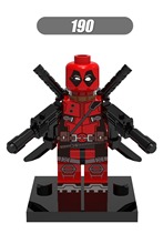 190 Deadpool Individual minifigure super hero compatible With Lego