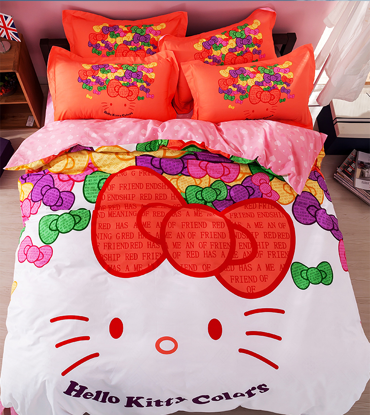 Popular Hello Kitty Bedding Set Queen-Buy Cheap Hello Kitty Bedding Set ...