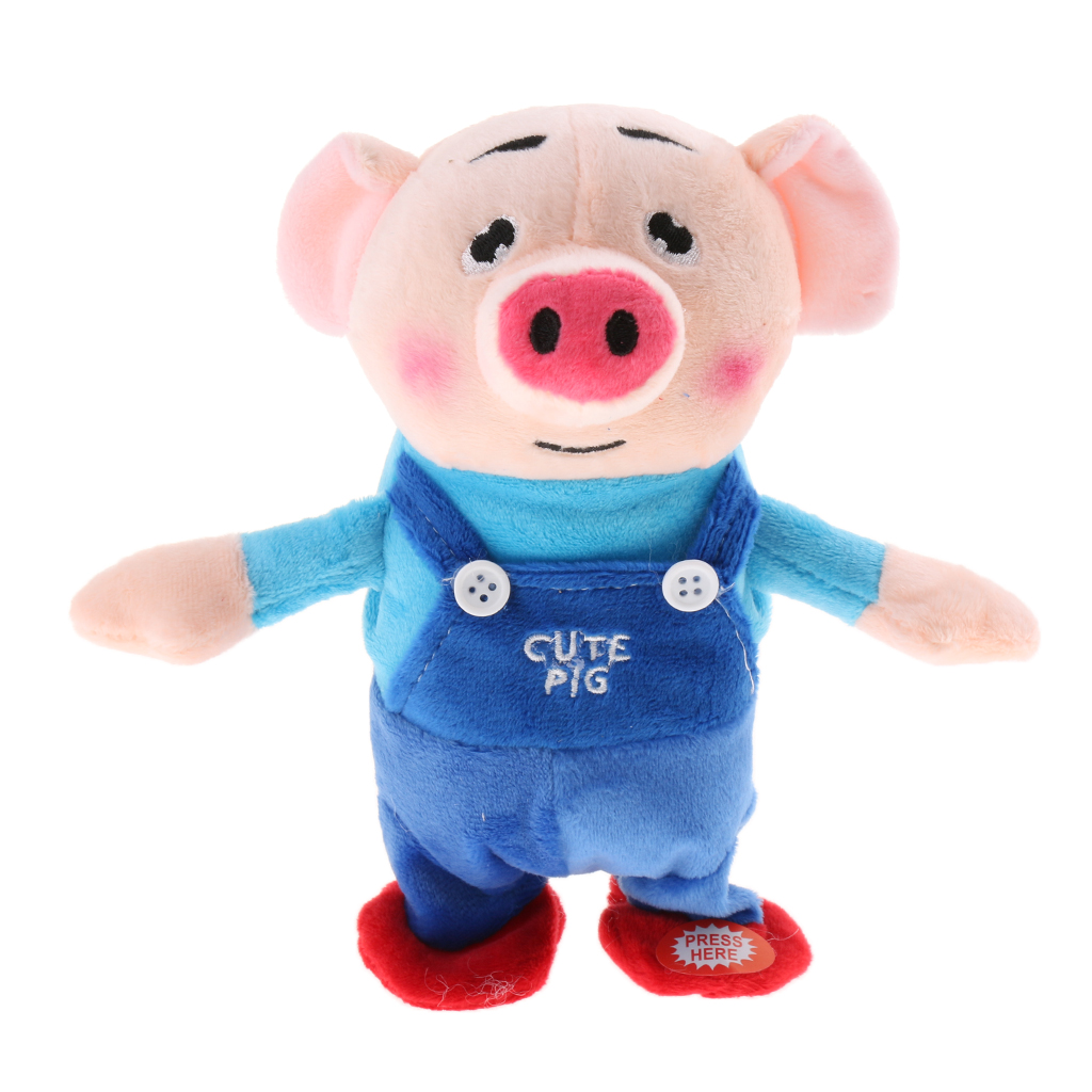 Baby Toddlers Electric Pig Talking And Walking Toy Singing Musical Stuffed Doll 