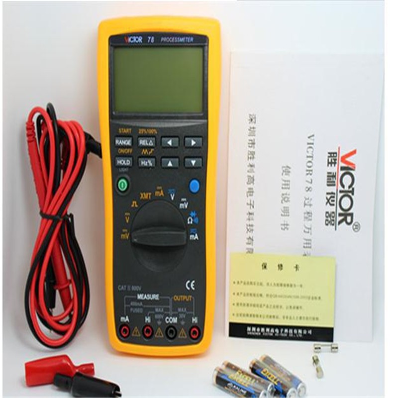 VC79 Multifonctions Multimètre numérique processus compteur Signal source Calibrateur 