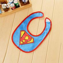 Fashion Superman Cartoon Baby Bibs Waterproof Feeding Stuff Accessories For Children Kids Boys And Girls Newborn Unisex