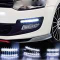 High Quality 1pc Car External Light 8 LED Super Bright Car DRL Daytime Running Light Daylight