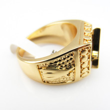 18K Gold Rings Titanium Masonic Rings for Men Free Shipping Master Masonic Signet Rings Freemason Tungsten