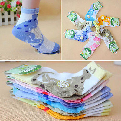 Baby Cute Soft Unisex Children Cotton Girls Boys Anti slip Slippers Sock Fit 3 5 Years