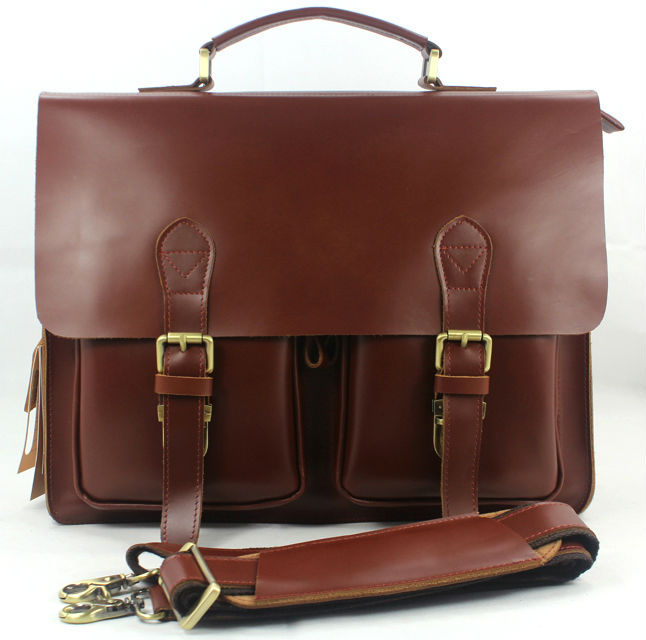 Wholesale Retail High Class Men's Italian Leather Briefcase Men Genuine Leather Messenger Bag Men Shoulder Bag Real Leather