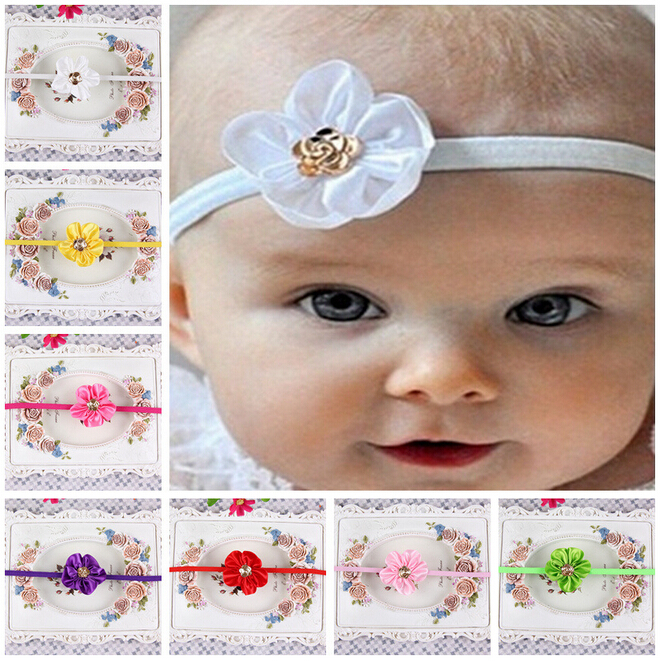 559 New baby headbands for cheap 466   Hairbands Newborn Baby Headbands Cute Flower Hairband Cheap and Fine 