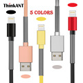 USB Cable For Iphone Spring Reinforced ThinkANT Original 1m Fast Charging USB Cable For Iphone 6