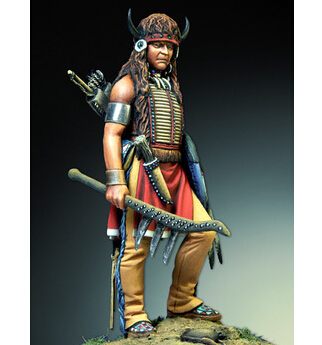resin kits soldier Resin model American Indian Native Sioux Warriors ...