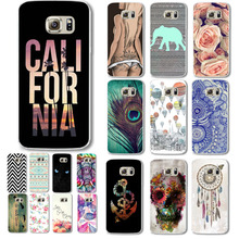 2015 New Arrival Fashion Flower Cartoon Animals Cover for Samsung Galaxy S6 Design Hard Back Cell