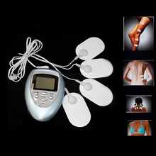 digital therapy machine lcd screen full body 4 pads slim massager acupuncture body massager electric massager