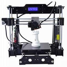 2016 New Upgrade 3d printer DIY Kit Reprap Prusa i3 The 8th Genaration P802 3d printer 1 Rolls Filament 8GB SDcard Free Shipping