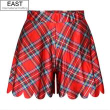 EAST KNITTING F5312015 New Fashion Women Short Skirts Summer Shorts Skirts Casual 3D Print Red font