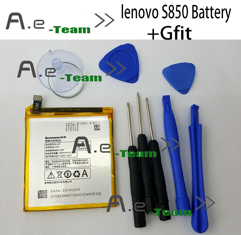 100 Original lenovo S850 Battery S850T BL220 2150mAh Mobile Phone Batteries backup accessories high quality free