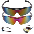 Fashion Polarized Anti UV Sunglasses W 5 Lens Eyes Protection Sun Glasses Goggle Eyewear