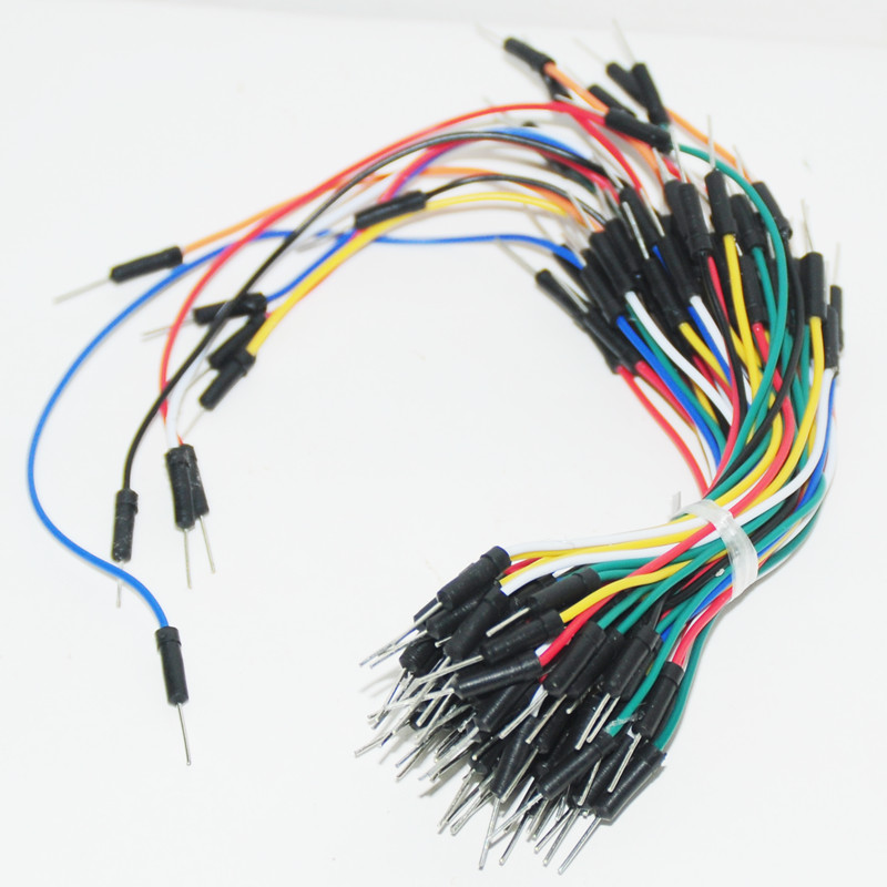 65pcs Jumpers Kit Cable Pack Protoboard Solderless Breadboard Jumper