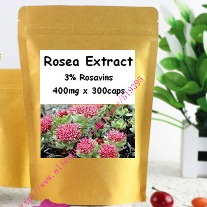 1 pack Rhodiola Rosea Extract 3% Rosavins 300mg x 300caps free shipping