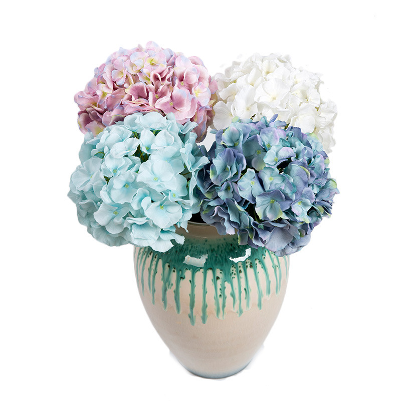 hydrangea decoration artificial flowers for decoration lot wholesale 