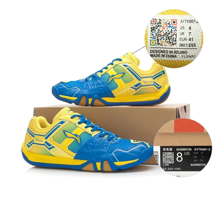 2015 Newest Lining Badminton Shoes Li Ning Men's Professional AYTK007 Badminton Athletic Shoe Hard Wearing Li-ning Sports Shoes