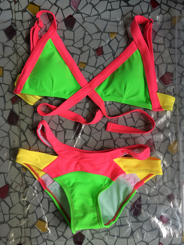 New 2015 Bikinis Women Sexy Women\'s Bikini Set Push-up Padded Bra Swimsuit Bathing Suit Swimwear (43)