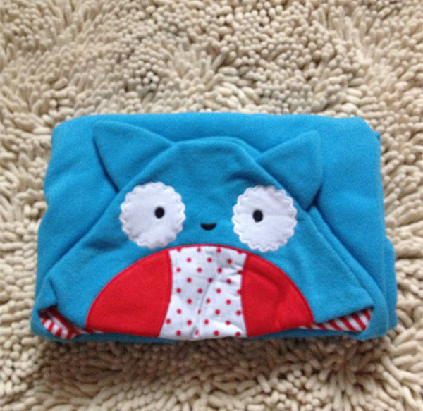 baby blankets blue owl 1