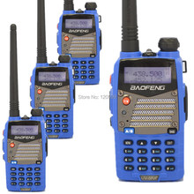 4 PCS – BAOFENG Bule  UV-5RA+ two way radio walkie talkies VHF/UHF Dual Band Radio Handheld Tranceiver with free earpiece
