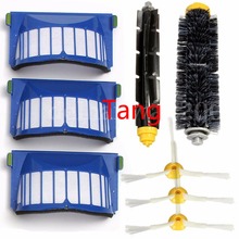 Replacement Brush Filter Kit for iRobot Roomba Aerovac 600series 620 630 650 660