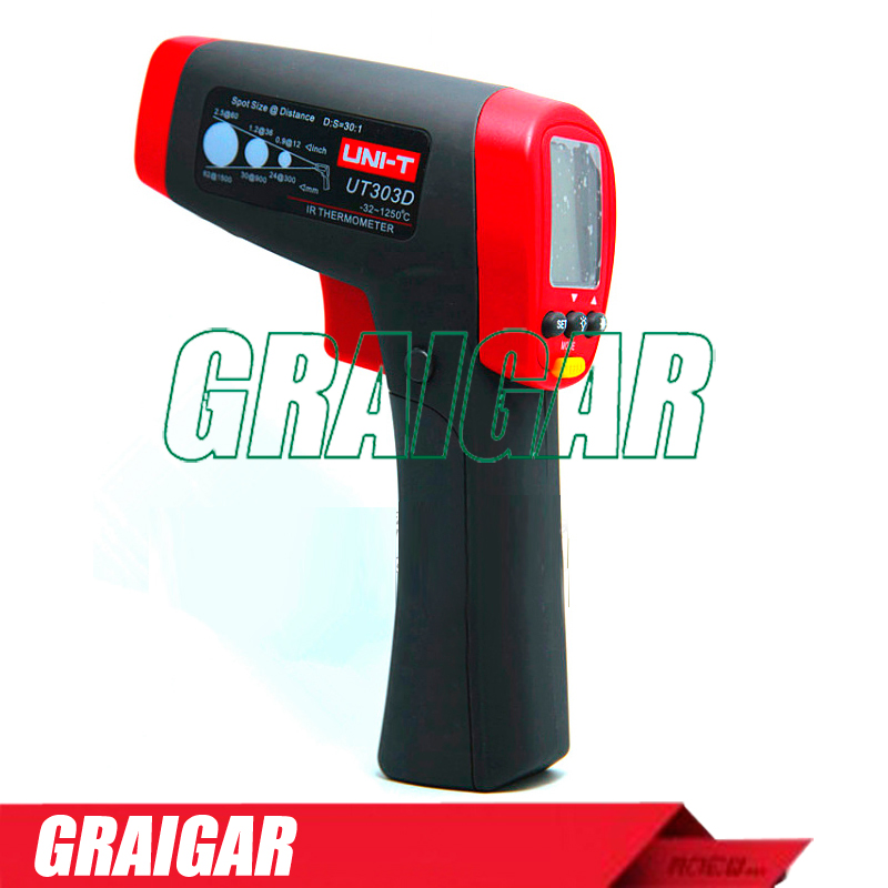 Handheld Infrared Thermometers UNI-T UT303D Industrial  temperature gauge Non-contract Digital IR Thermometer Gun -32 - 1250