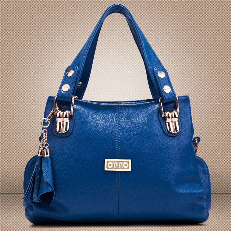 2015 New fashion women leather bags handbags women famous brand Tassel shoulder bag bolsas femininas