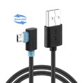 hot sale Coolsell Black Bend 100cm 200cm Micro USB Cable Fast Charging Data Sync Cords for